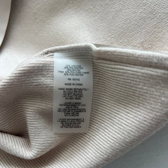 Leather-look front sweater - Picture 5 of 6